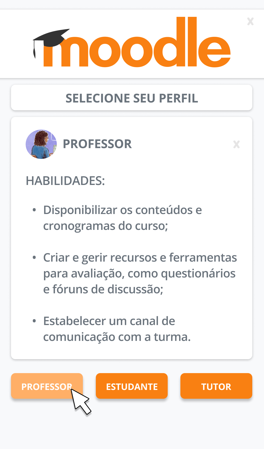 card do curso